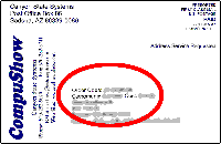 Upgrade postcard